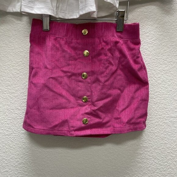 Isaac Mizrahi Girls Small 5 6 Set 4 Pc 2 Tops 2 Skirts NEW Sequin Unicorn Fairy - Picture 4 of 10